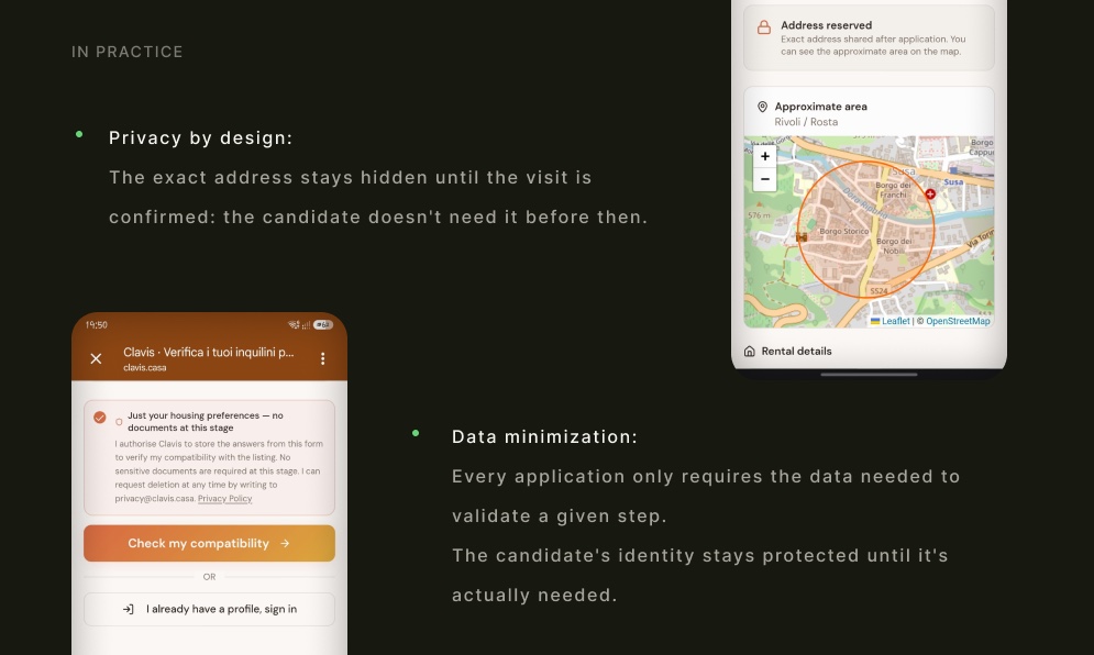 In practice: privacy by design and data minimization